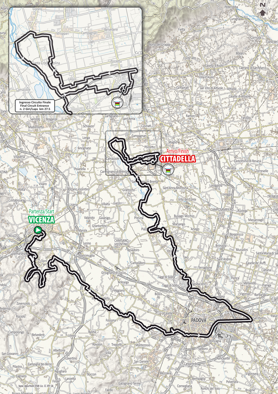 2022 UCI Gravel World Championships Race Route