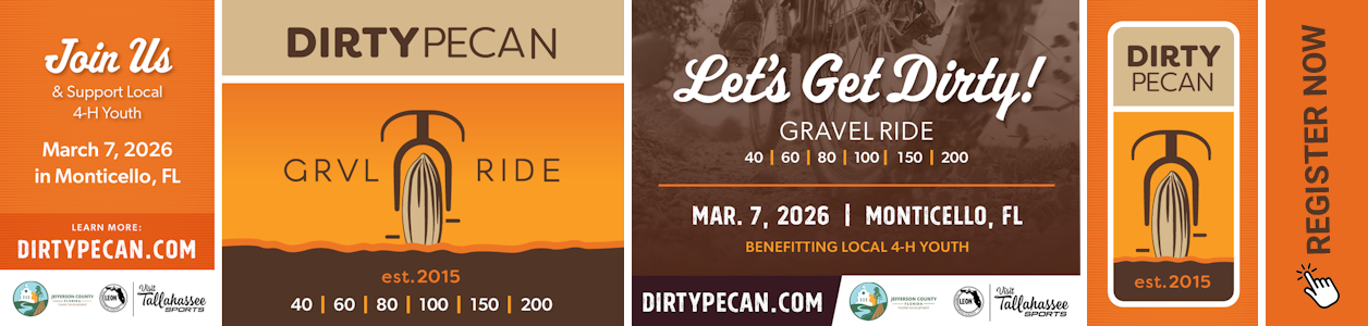 Dirty Pecan Ride in Sunny Florida - Register NOW!