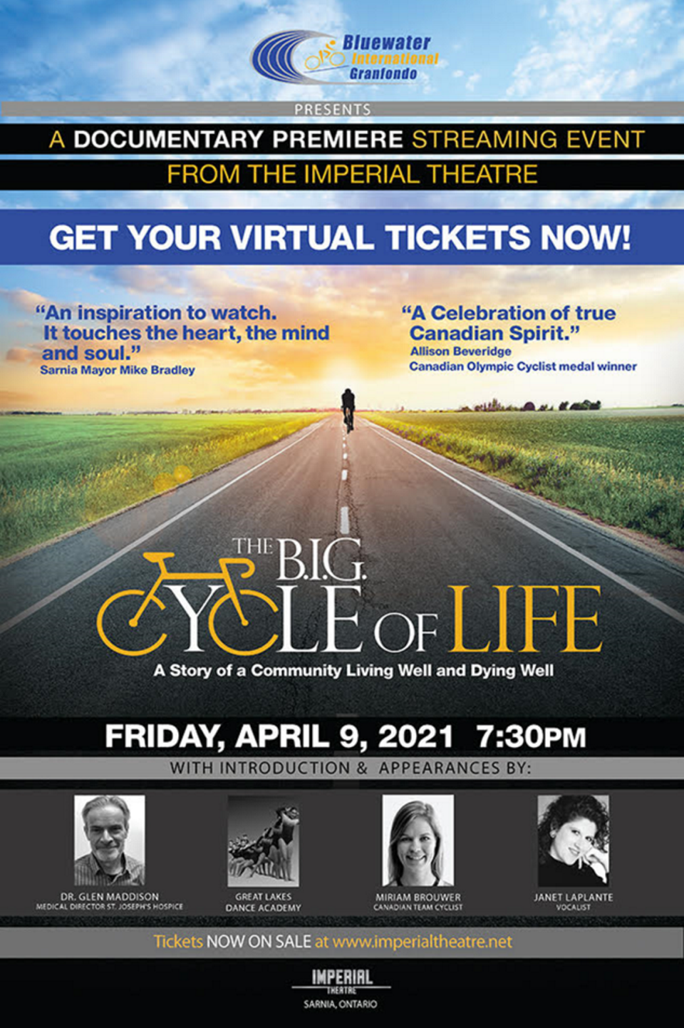 Documentary Premiere: The B.I.G. Cycle of Life, A Story of a Community Living Well and Dying Well