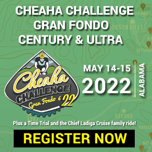 Cheaha Challenge Gran Fondo Century & ULTRA - May 14-15 2022, Jacksonville, Alabama - REGISTER NOW!