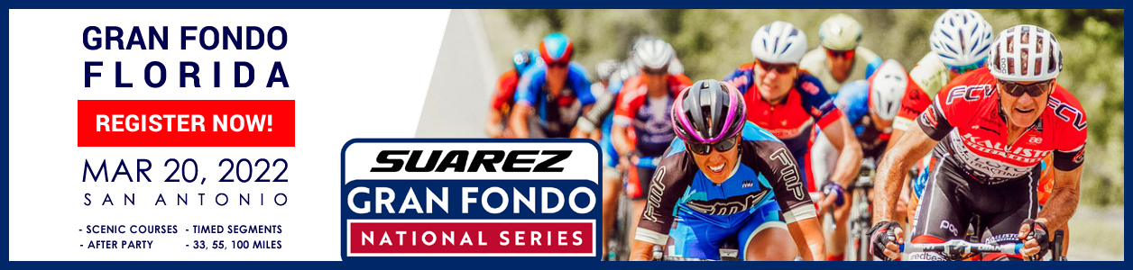 Gran Fondo Florida, March 20, 2022 - Register NOW and SAVE!
