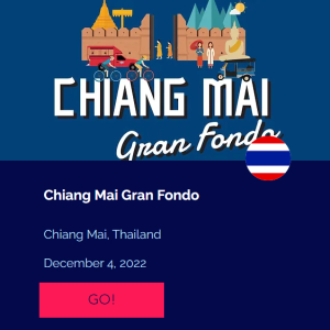 Chiang Mai Gran Fondo, December 4th - REGISTER NOW!