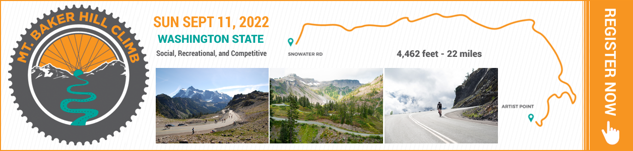 Mount Baker Hill Climb, WA - Sun Sept 11th 2022 - REGISTER NOW!