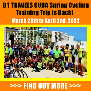 B1 Travel Cuba Spring Training Cycling Trip, Mar 26th - Apr 2nd - Find Out More!