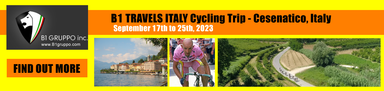 B1 Travels Italy Cycling Trip, September 17-25, 2023 - Find Out More!