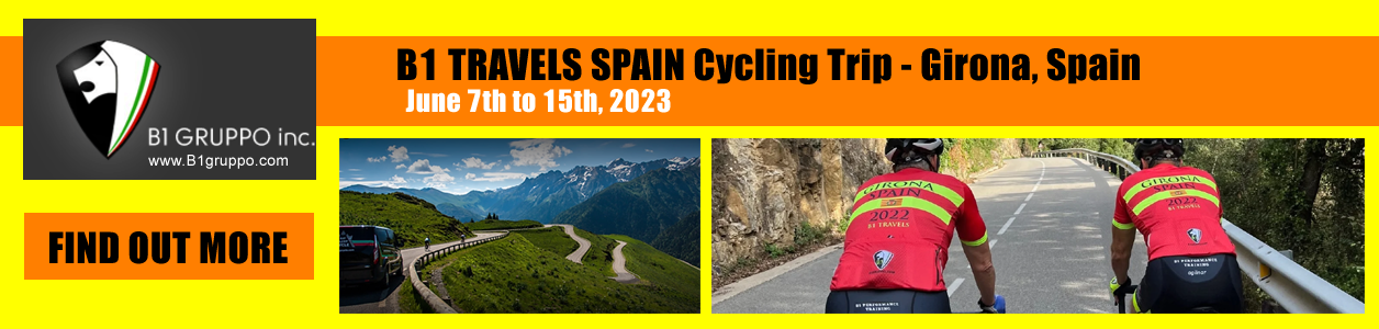 B1 Travels Spain Cycling Trip, June 7-15, 2023 - Find Out More!
