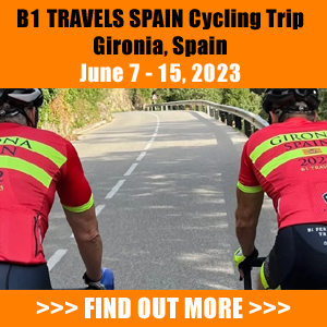B1 Travels Spain Cycling Trip, June 7-15, 2023 - Find Out More!