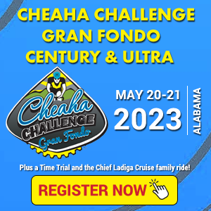 Click here for the 2023 Cheaha Challenge Gran Fondo, Century and ULTRA!