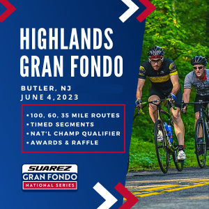 Highlands Gran Fondo, Butler, New Jersey, June 4th