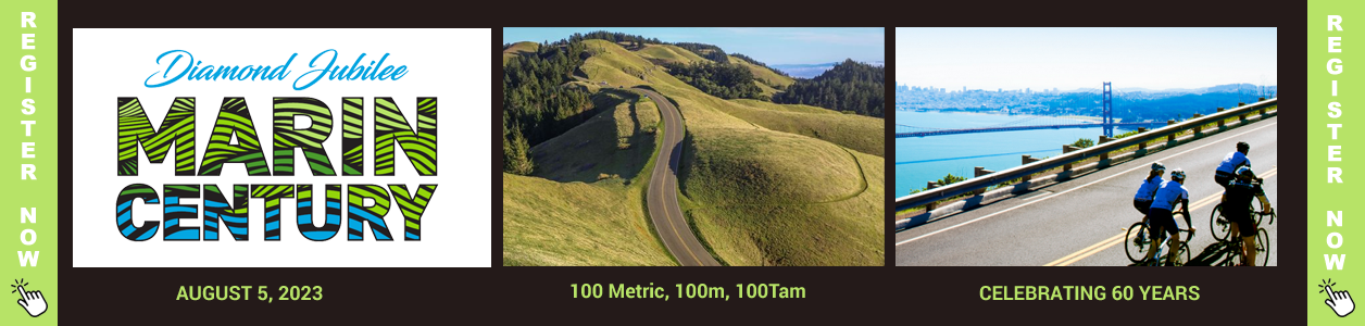 Diamond Jubilee Marin Century, August 5th - Register Now!
