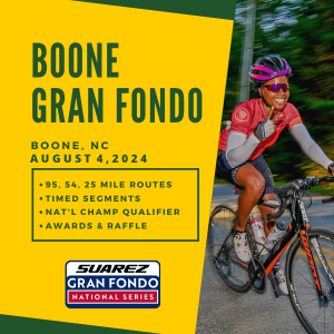 Boone Gran Fondo, NC, August 4, 2024