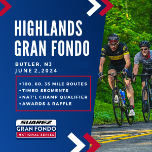 Highlands Gran Fondo, Butler, June 2nd - Register Now!