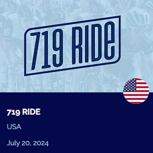 719 Ride, July 20th